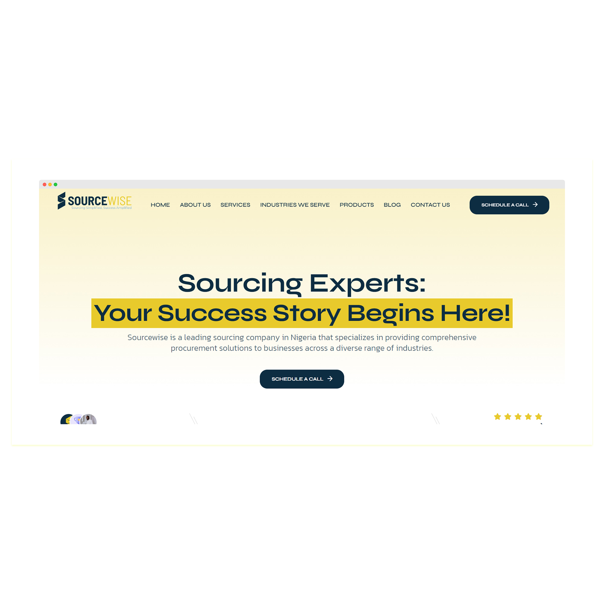 Website Development for Sourcewise